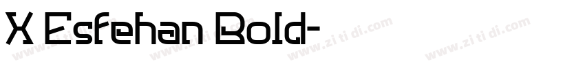 X Esfehan Bold字体转换